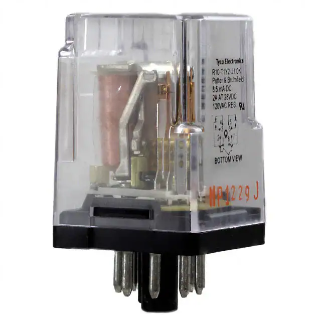 R10-T1Y2-J1.0K TE Connectivity Potter & Brumfield Relays product image