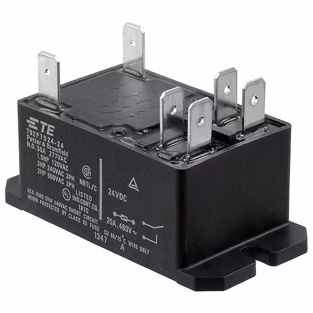T92P7D24-24 TE Connectivity Potter & Brumfield Relays product image